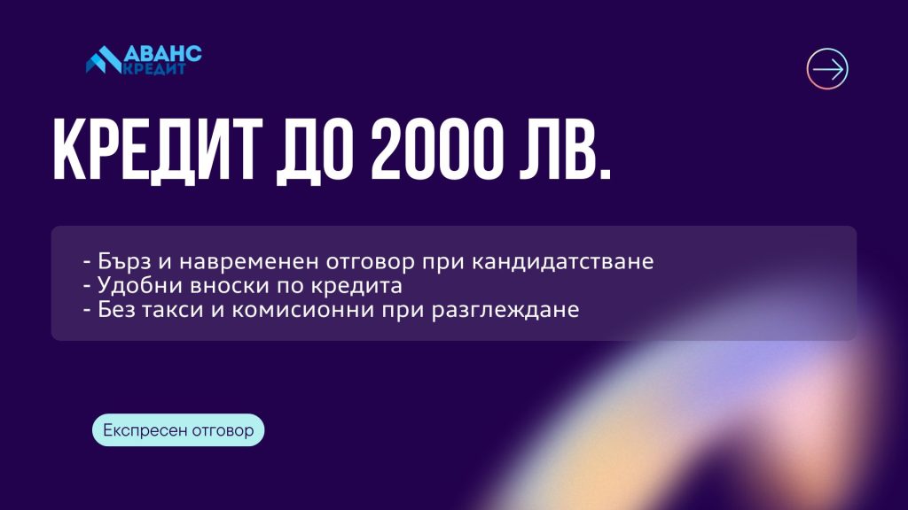 Кредит до 2000 евро