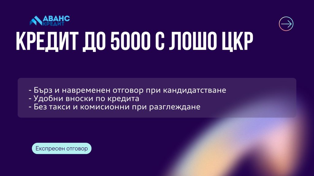 Кредит до 5000 с лошо ЦКР
